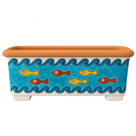 Fioriera rettangolare ceramiche de simone Gadir Fioriera rettangolare ceramiche de simone Gadir